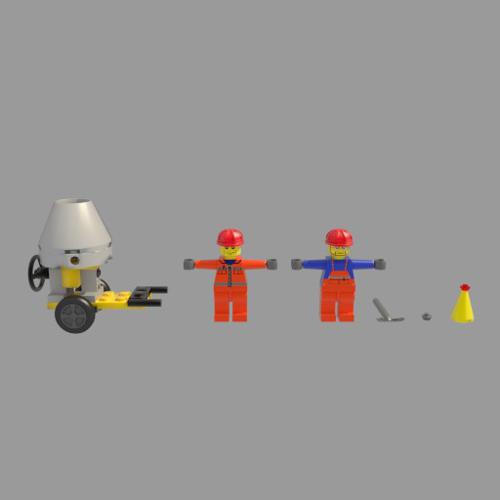 Lego Concrete Tumbler Set