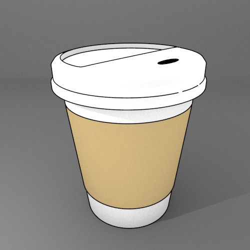 Simple Coffee Cup w/ Freestyle