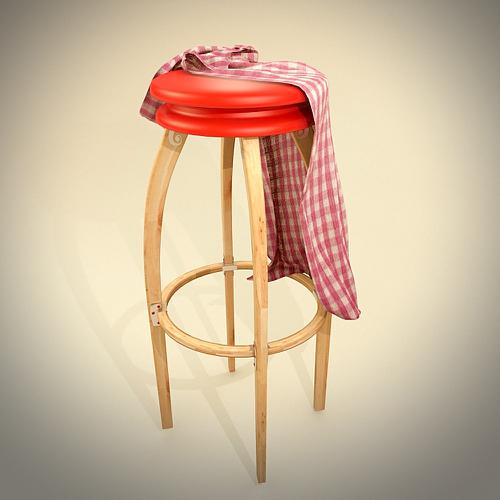 simple stool bar