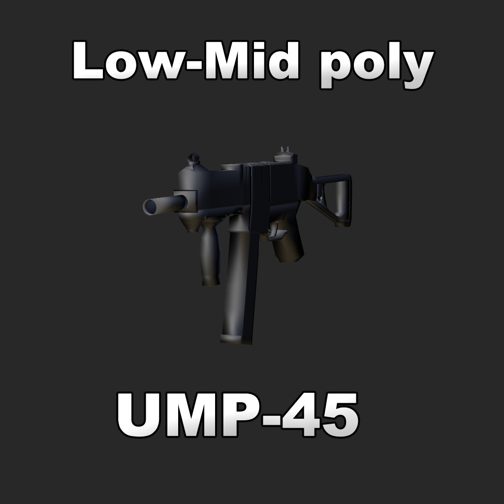 UMP-45 (My first actual model)