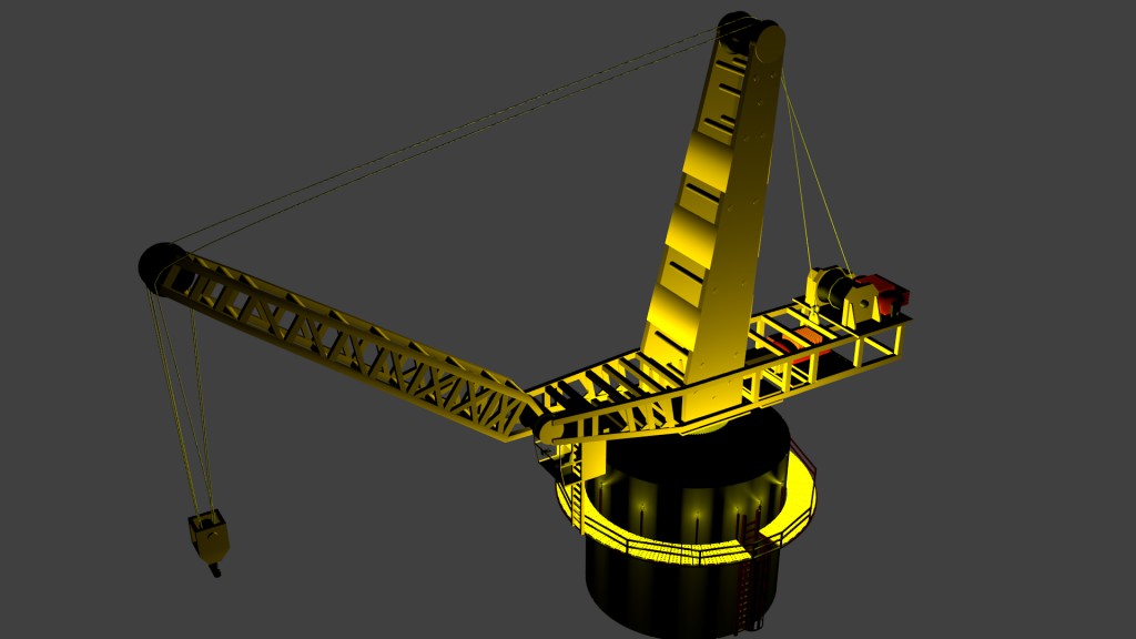 Oil platform CRANE - BDF01