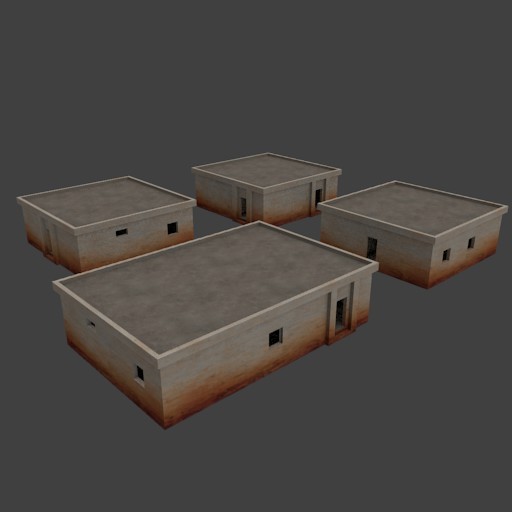 uglyklotzhouses low poly