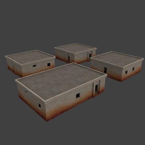 uglyklotzhouses low poly