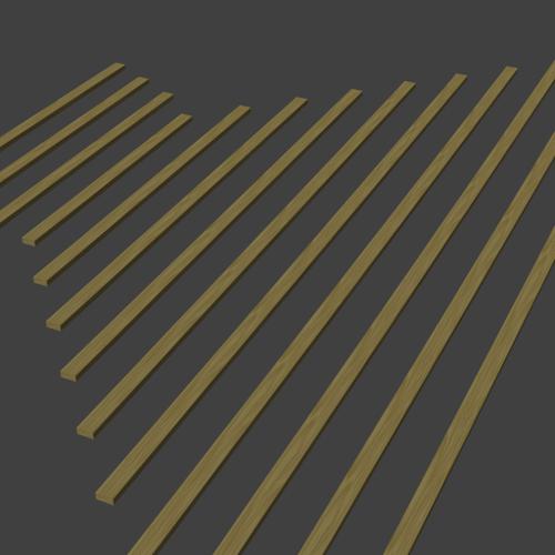 Basic 2X lumber with one wood texture