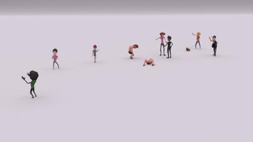 geometric People Pack Light