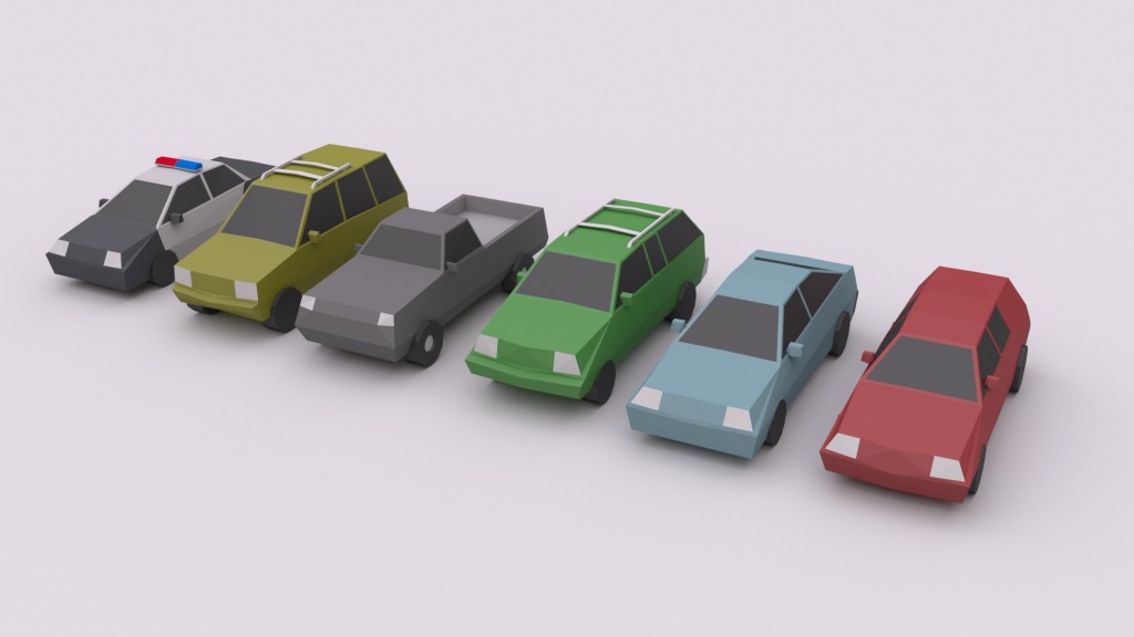 geometric Vehicles Pack Light