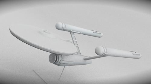 Lowpoly Star Trek Enterprise