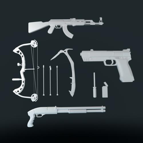 Tomb Raider weapons