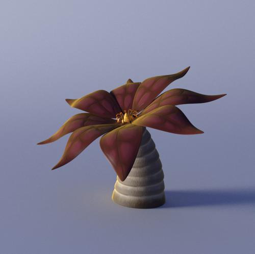 Stylized Alien Plant