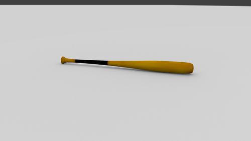 Low Poly Baseball Bat