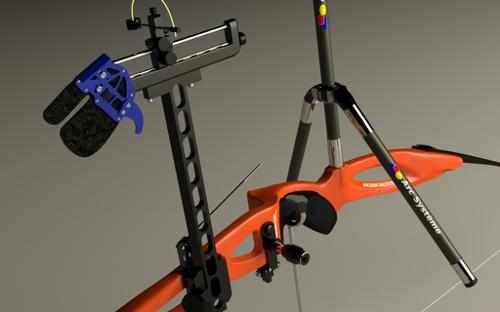 Recurve Bow Samick Avante on stand (Cycles)