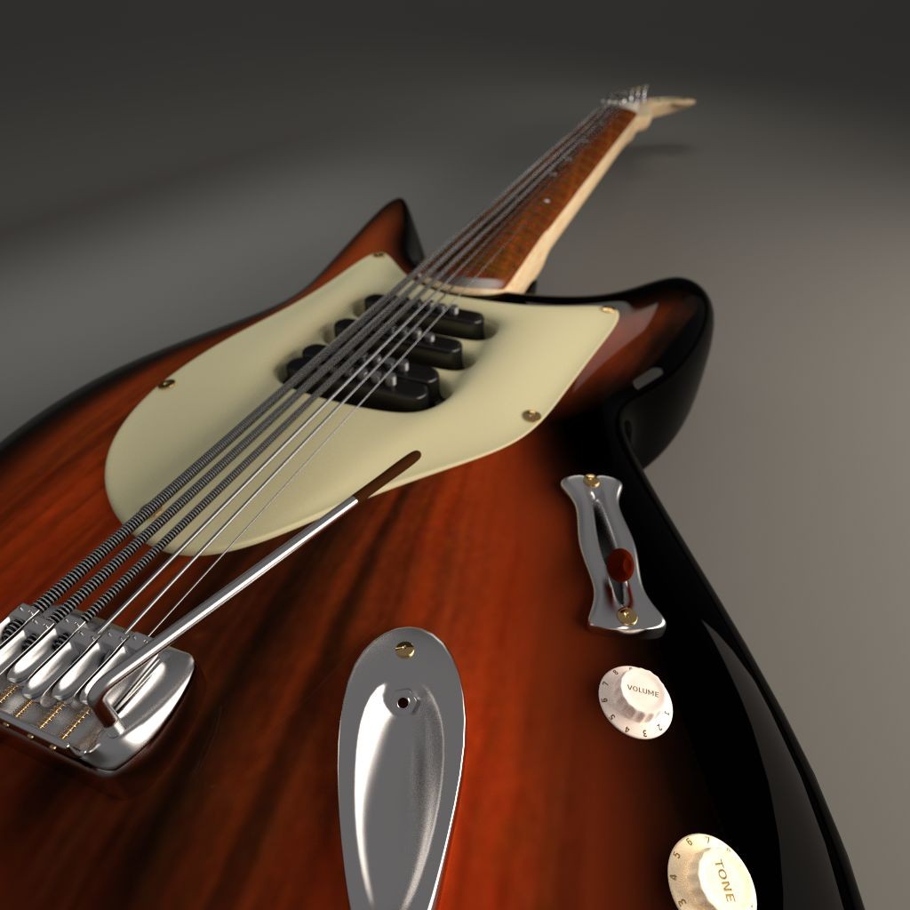 Electric Guitar with Tremolo