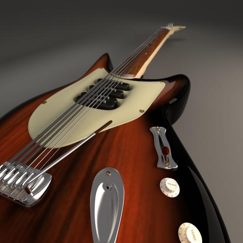 Electric Guitar with Tremolo