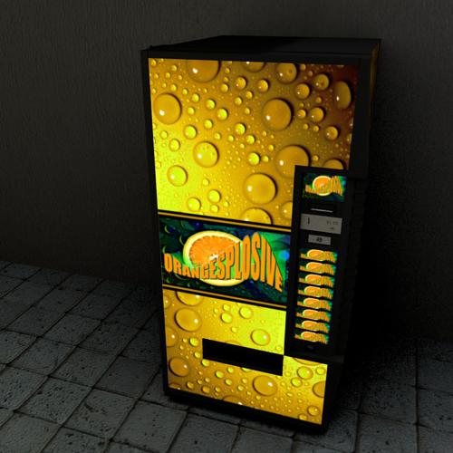 Orangesplosive Cola Vending Machine