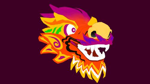 Chinese Dragon Dance Head #1