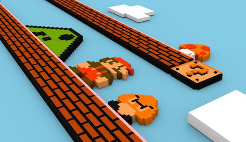Super Mario Bros scene