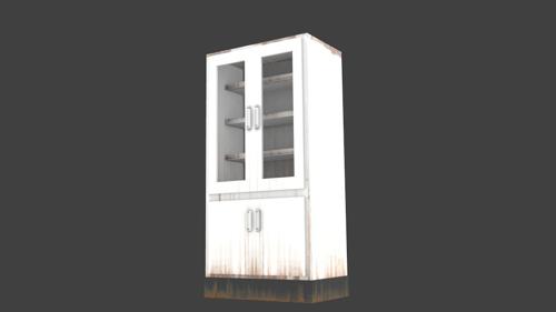 Hospital Cabinet-Low Poly