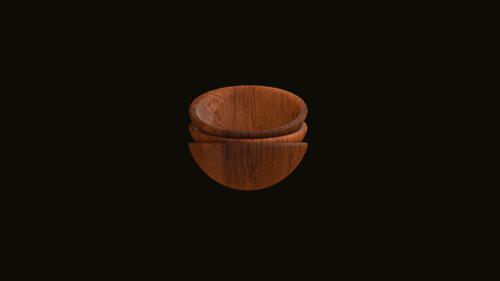 An oak bowl