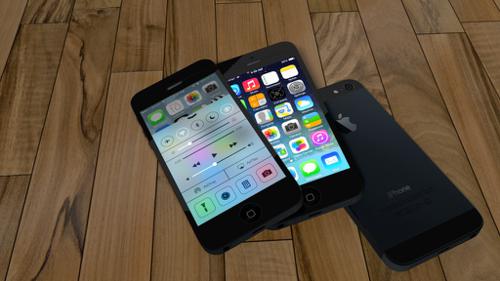 iPhone 5 with ios 7
