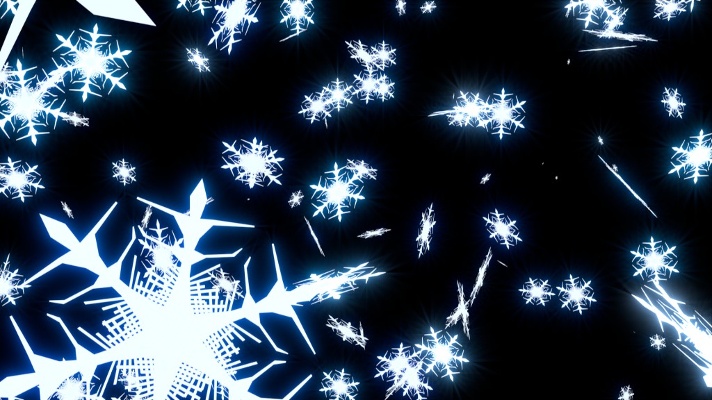 SNOWFLAKES RAIN