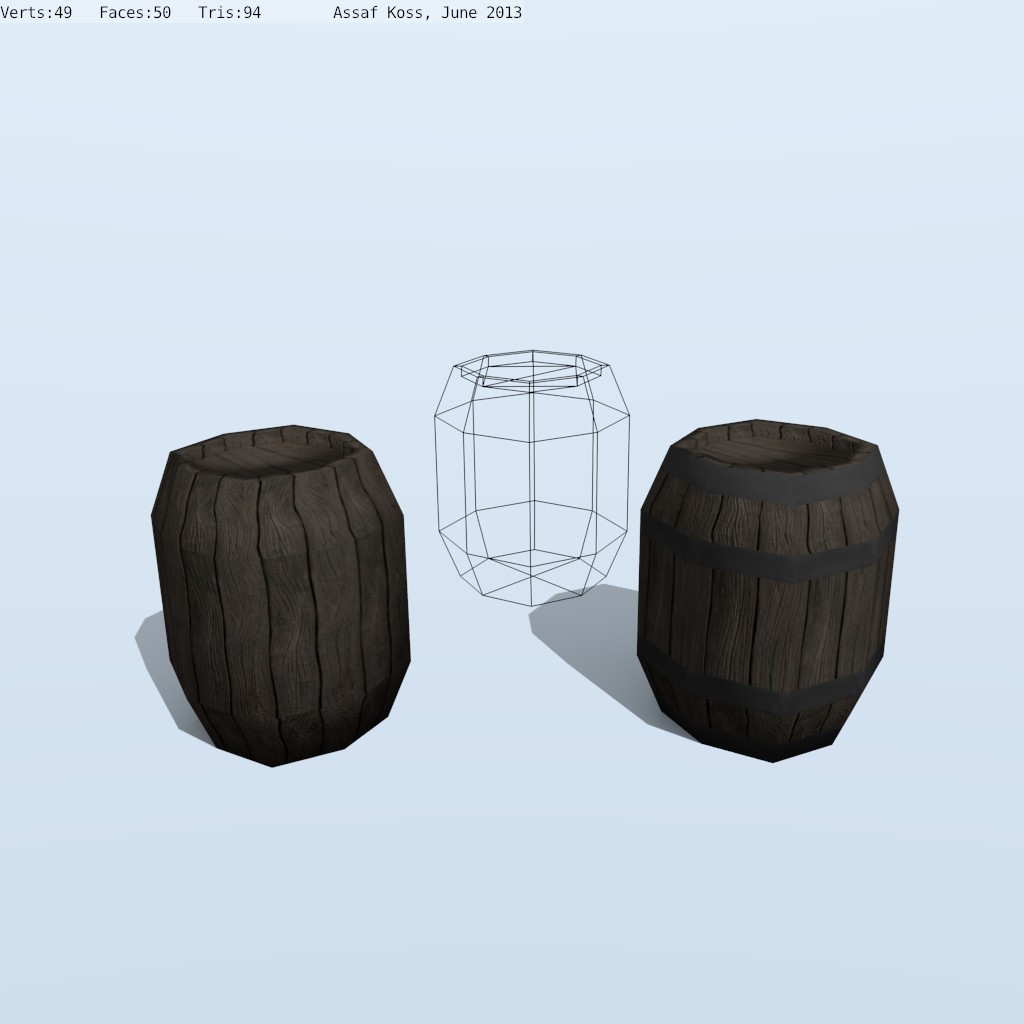 Wood Barrel