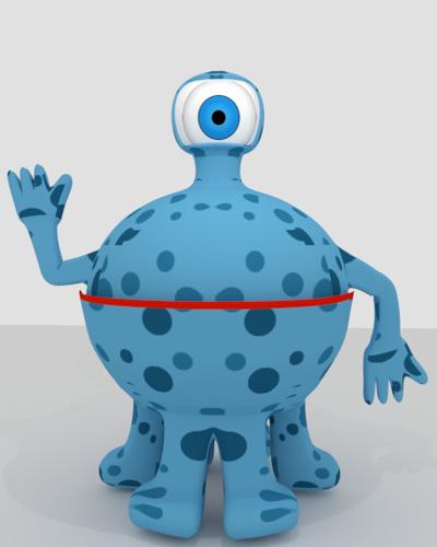 Monster Blue