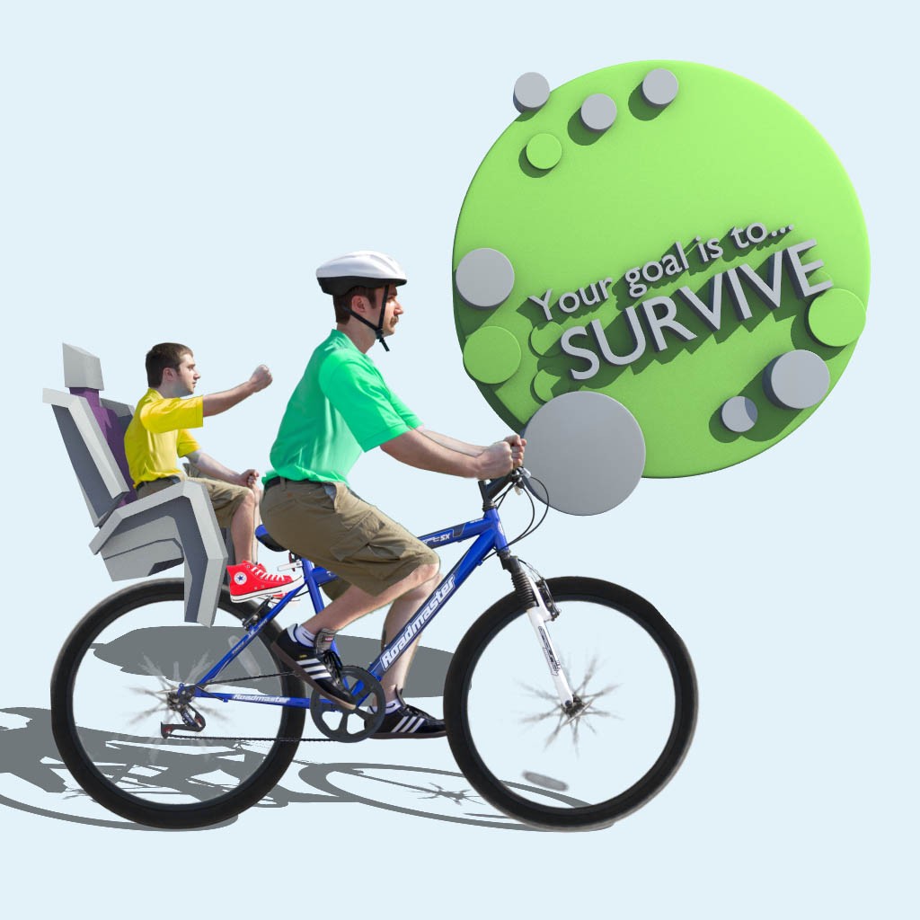 Happy Wheels Irresponsible Dad Rig