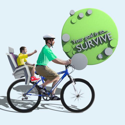 Happy Wheels Irresponsible Dad Rig