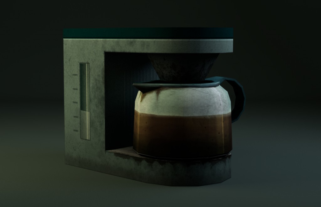 Dirty coffee machine