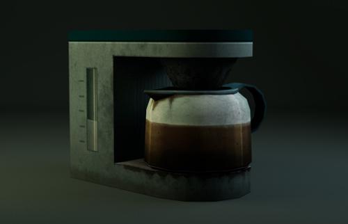 Dirty coffee machine