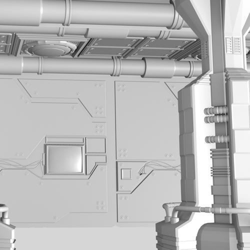 Sci-fi modular assets
