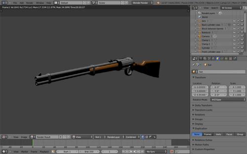 Cyclinder Rifle (Revolver Rifle)