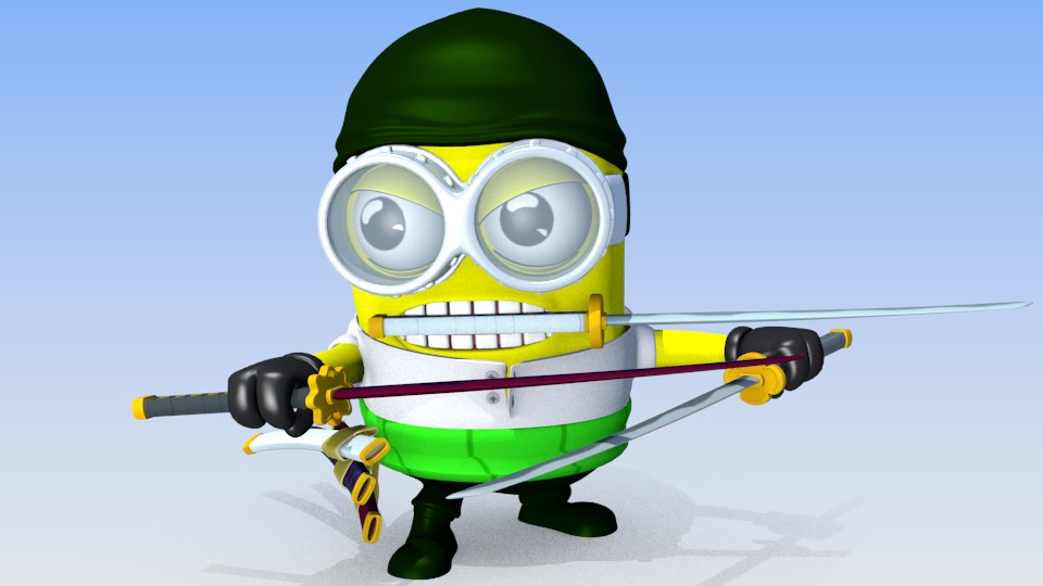 Minion x Zoro fan art