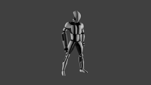 Robot, low poly