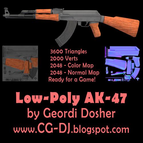 Low-Poly AK-47