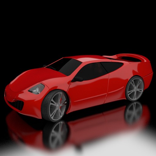 Sports car made in cycles